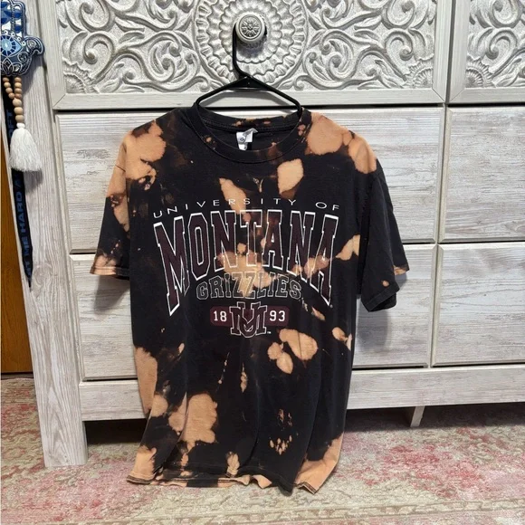 Montana Grizzlies Tie-Dye T-Shirt - Picture 1 of 2